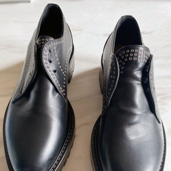 Alaia Eyelet Derby Loafers in Black | US size 6 (EU 36.5) | Excellent Condition - Picture 12 of 16